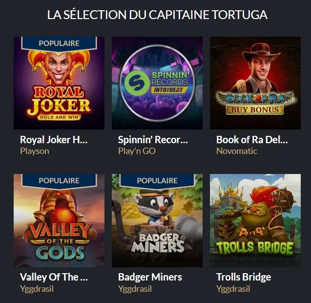Casino tortuga à France